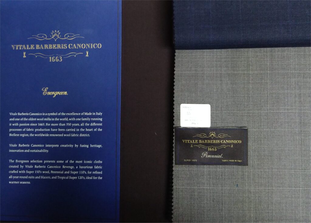 2025年秋冬 カノニコ VITALE BARBERIS CANONICO 刈谷市 テーラー竹内